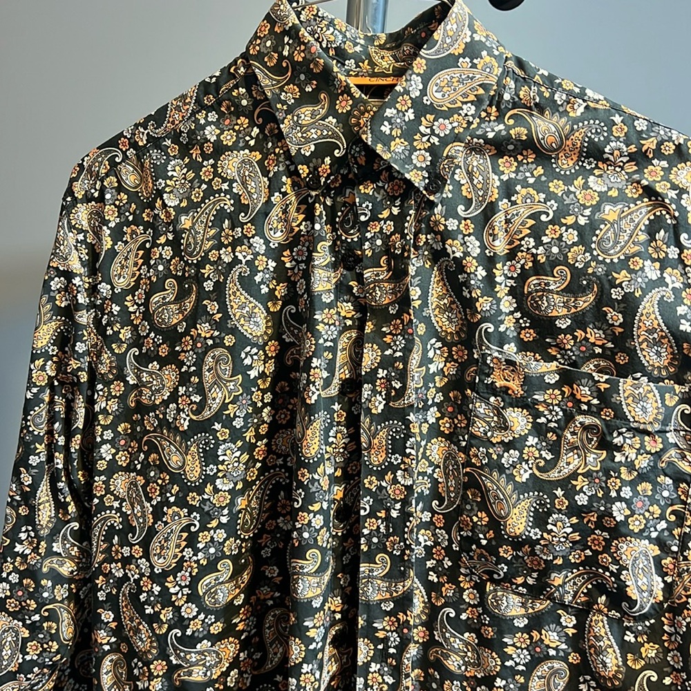 Cinch long sleeve button down